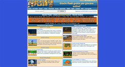 Desktop Screenshot of giochiinflash.it